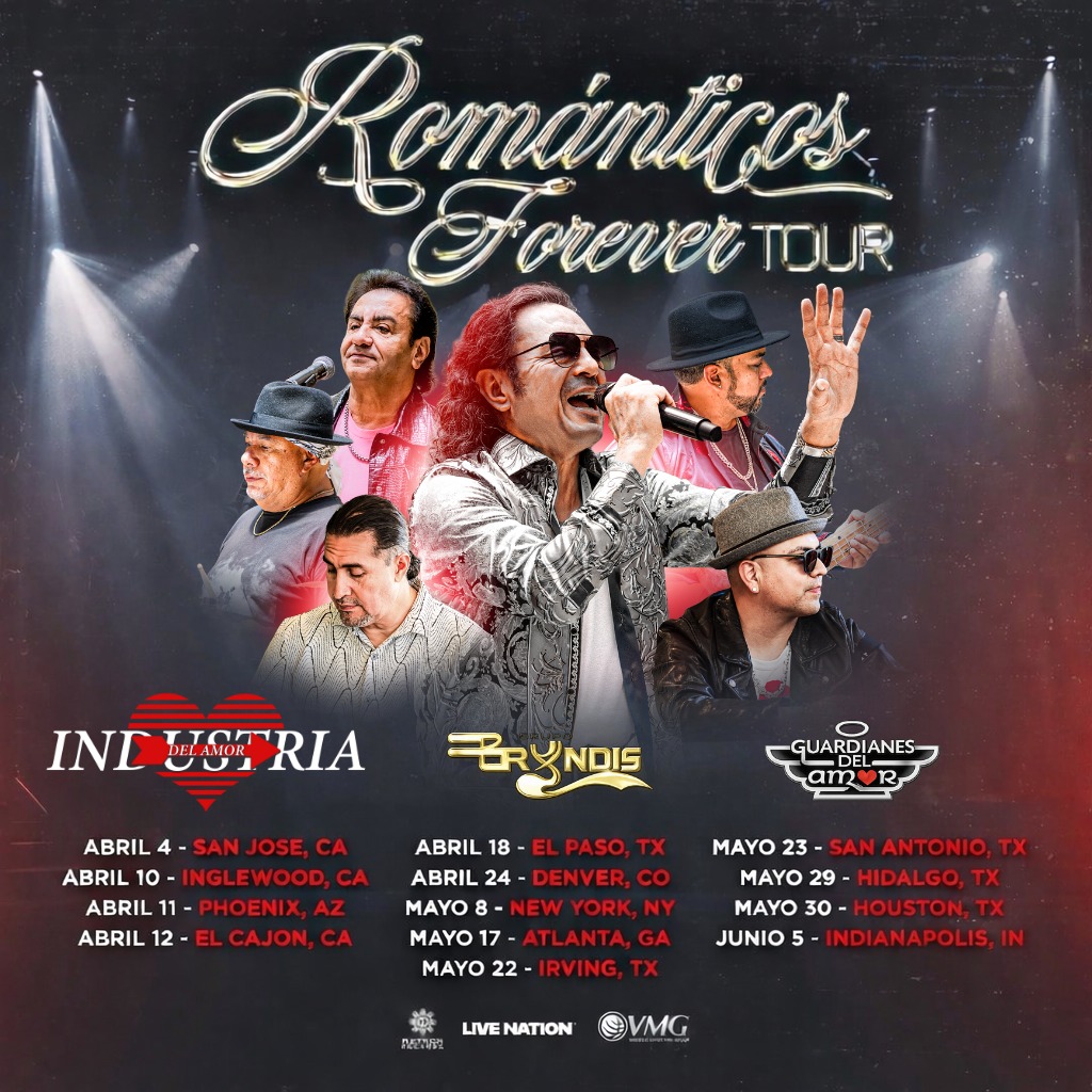 Guardianes Del Amor Románticos Forever Tour Poster 2026